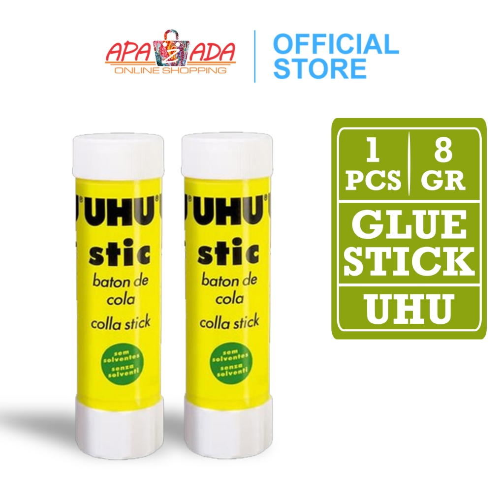 

Apazada - Lem Glue Stick UHU 8gr [1 Pcs] / Lem Stik Kertas / Lem Batangan Bening Prakarya