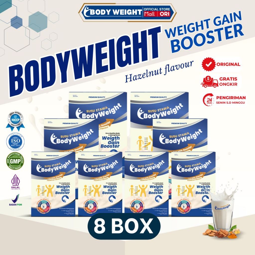 

Susu Kambing Etawa Penggemuk Badan Efektif BodyWeight Susu Etawa untuk Meningkatkan keinginan nafsu makan 250gr Paket 8 Box