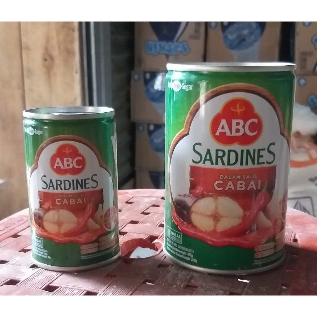 

ABC SARDINES CHILI KALENG 155GR / 450GR