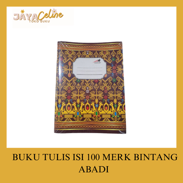 

[1 PAK/5PCS] BUKU TULIS ISI 100 MERK BINTANG ABADI