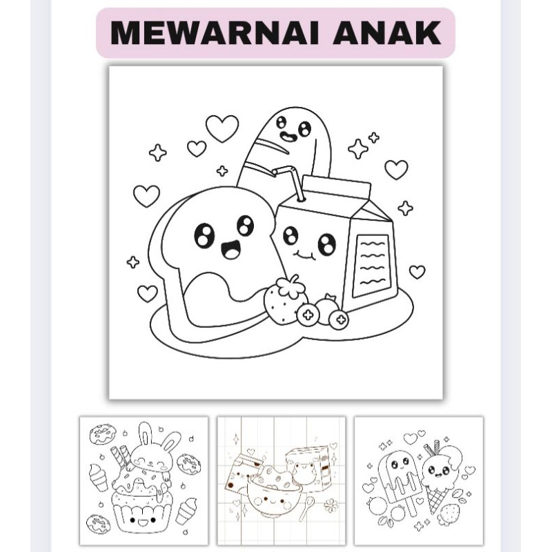 

Belajar mewarnai untuk anak TK // link pdf // mewarnai 10 foto kreativitas anak usia dini