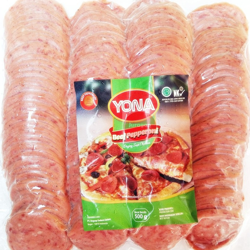 

YONA PEPPERONI KEMASAN 500 GRAM