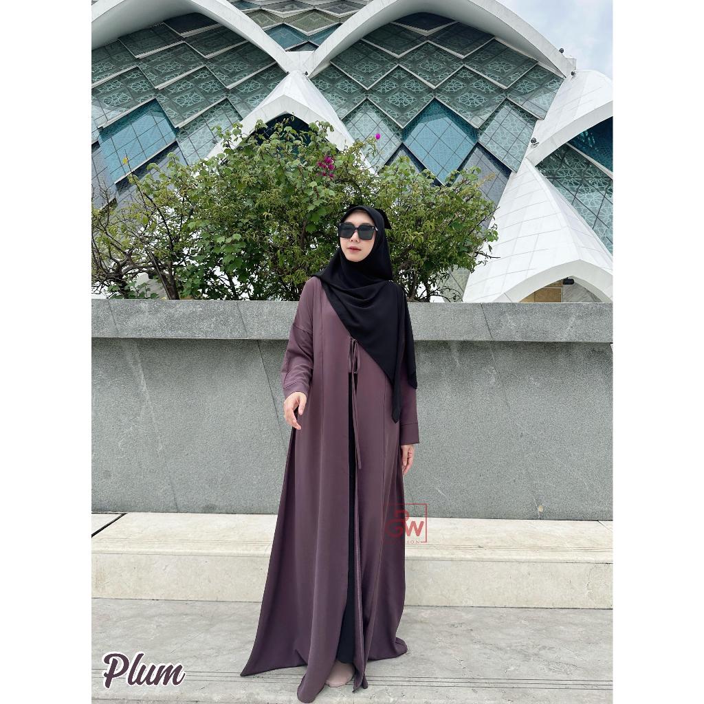 Set Gamis Abaya Inner Outer Gamis Lebaran 2025 Model Gamis Terbaru