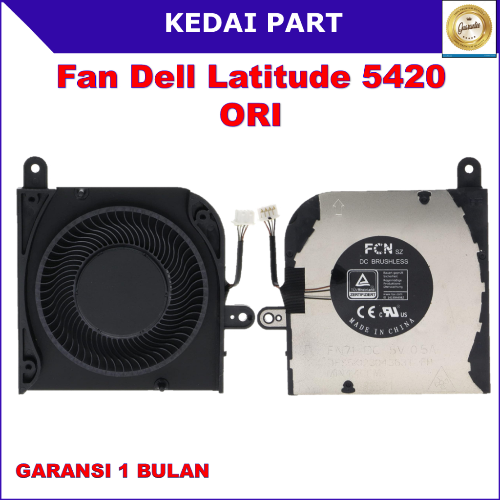 Kipas Fan Dell Latitude 5420 E5420 HX40M 0HX40M AT30K002ZVL P137G ORI