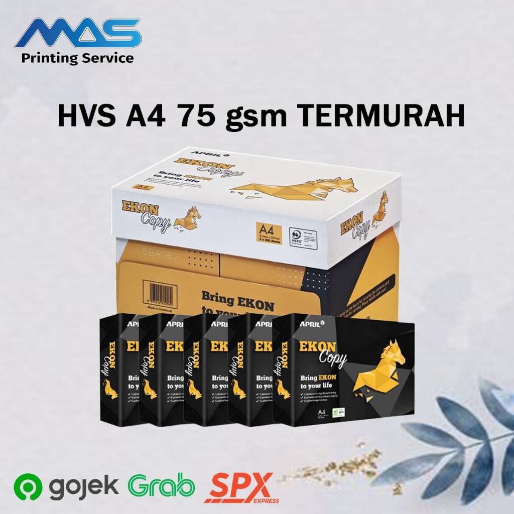 

Ekon Copy Paper A4 75 gsm Instan