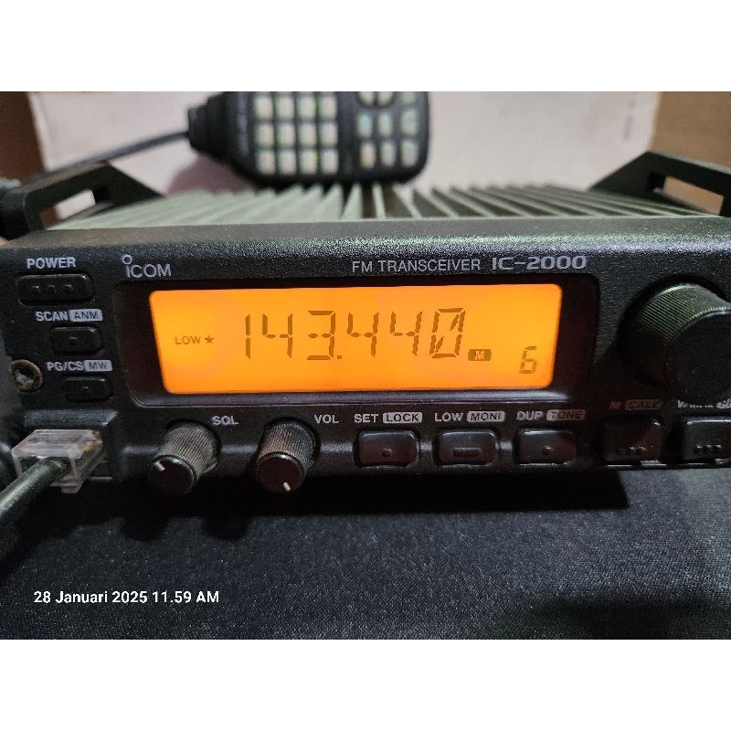Radio RIG VHF Icom IC-2000H, Bukan Kennwood, Baofeng, Yaesu. [BEKAS]