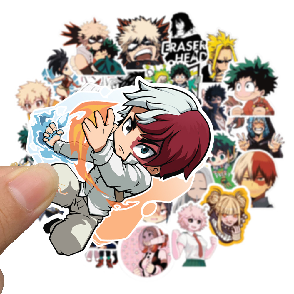 

Stiker Anime My Hero Academia Sticker WaterProof Premium isi 13 pcs