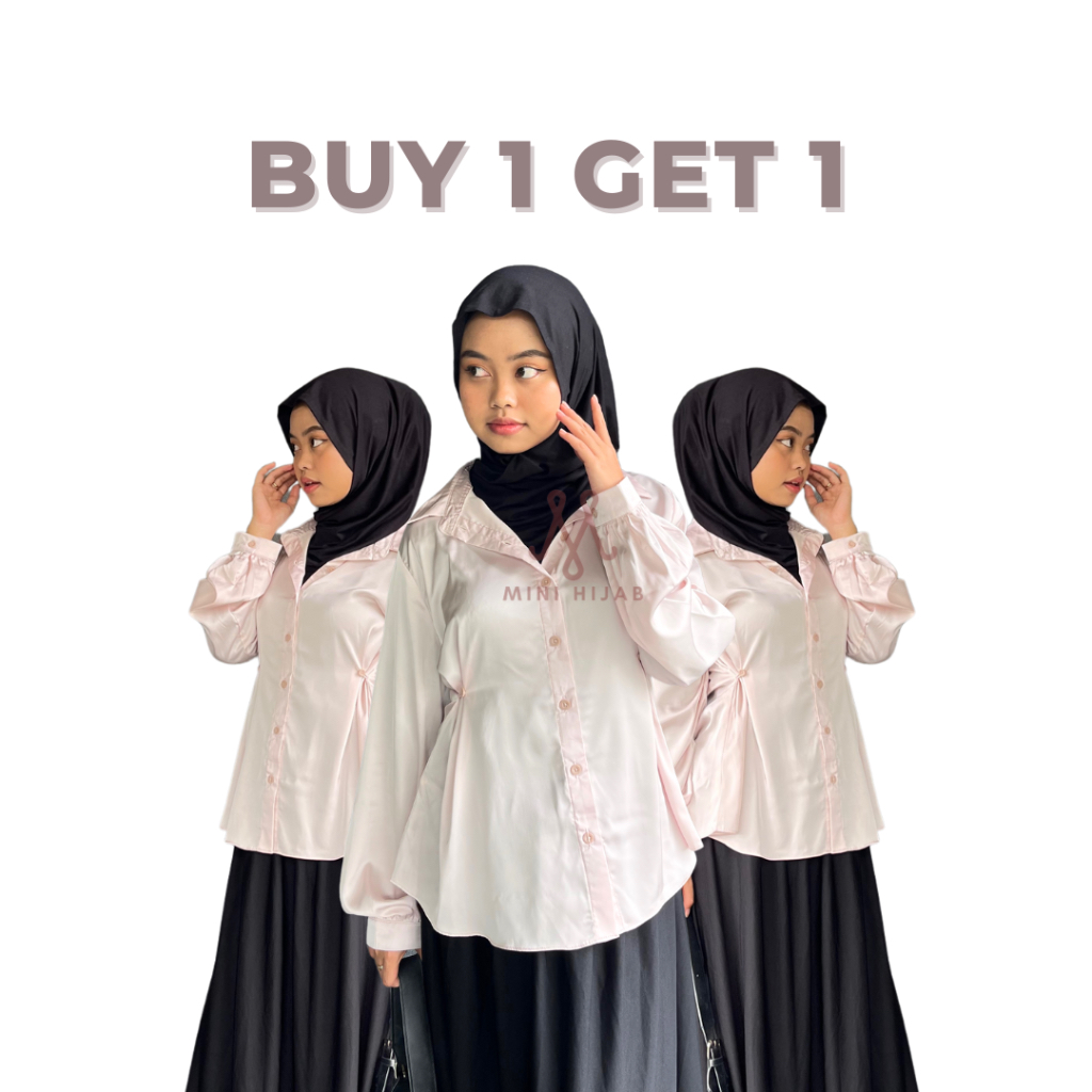 LUNA SHIRT SATIN / KEMEJA SATIN / SATIN SHIRT / KEMEJA SILK