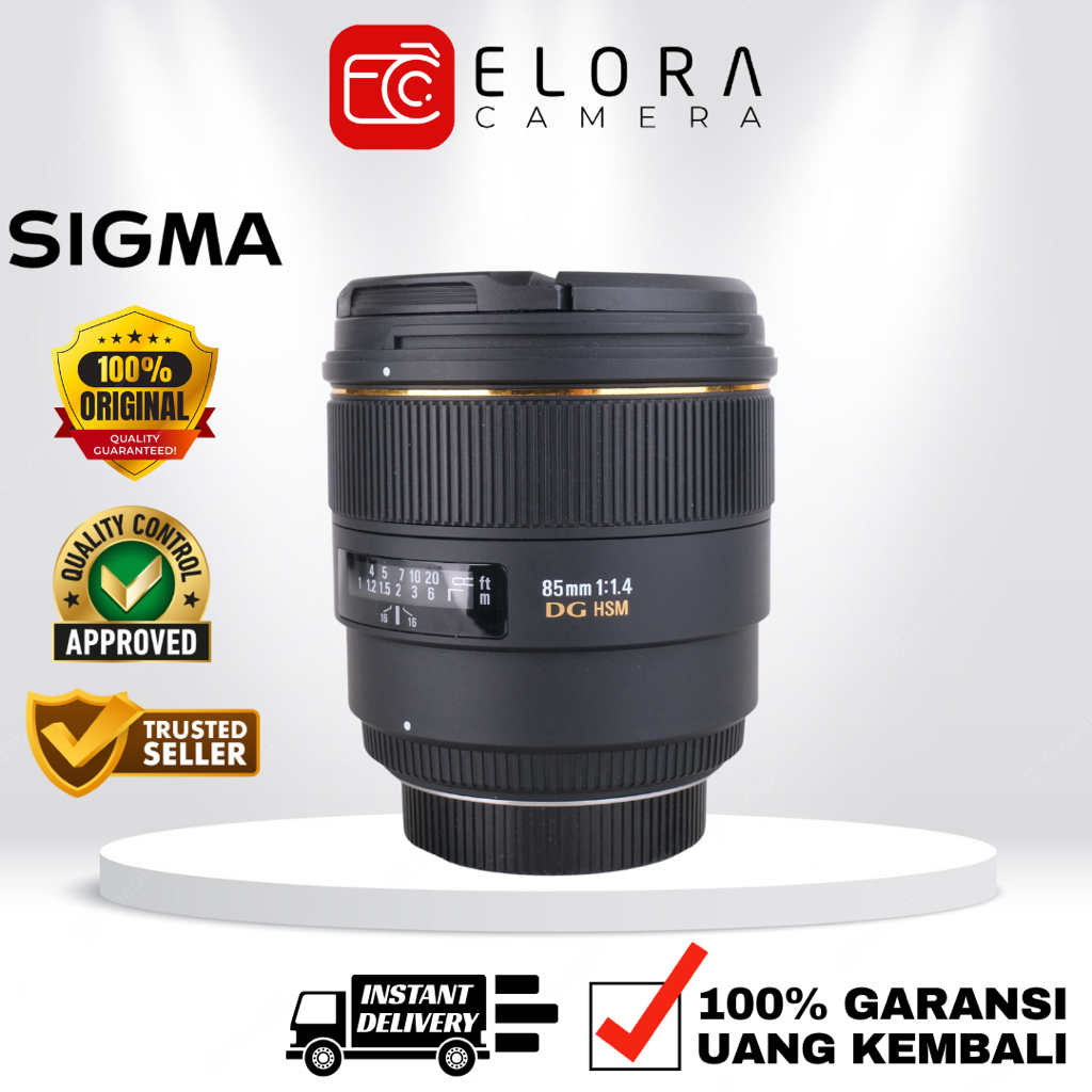 Sigma 85mm F1.4 EX DG HSM For Nikon / Lensa Sigma 85 mm F 1.4 EX DG HSM For Nikon