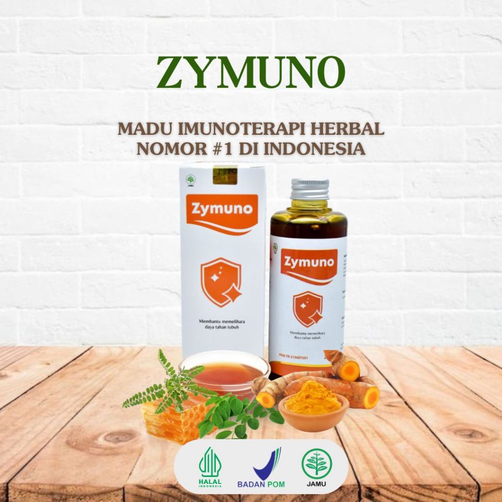 Zymuno Madu Herbal Imunoterapi - 100% Madu Herbal Alami Untuk Membantu Vitamin Herbal Alami Cegah Ka