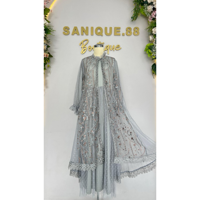 dress kondangan/dress brokat/brokat/outer brokat/baju dress