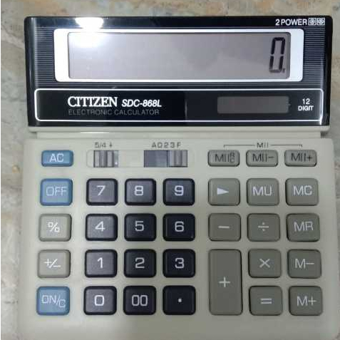 

Kalkulator Citizen Sdc 868L Ori Calkulator