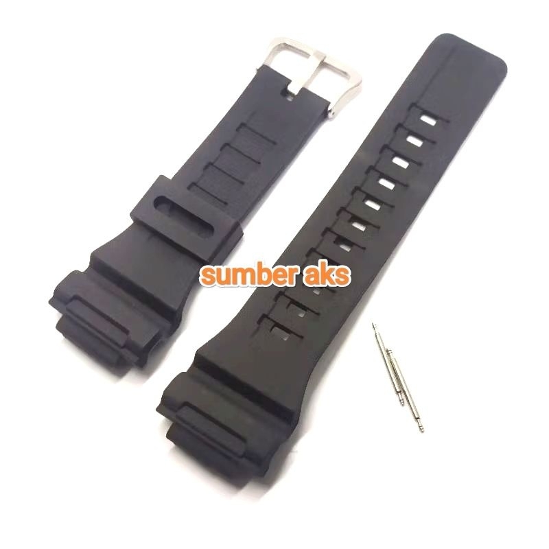 Strap Tali Jam Tangan Casio AE-1500WH DW-291H W-737H AE1500 AE1500WH DW291H DW291 Free Pen