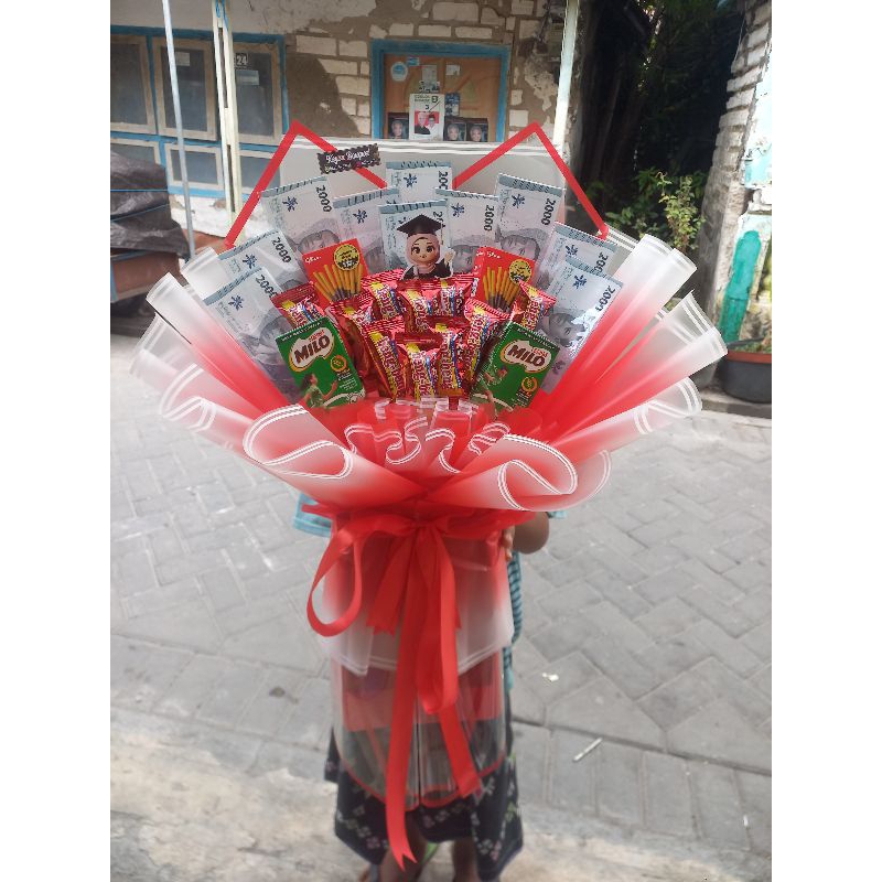 

Bouquet Snack / Buket Snack dan Uang Mainan