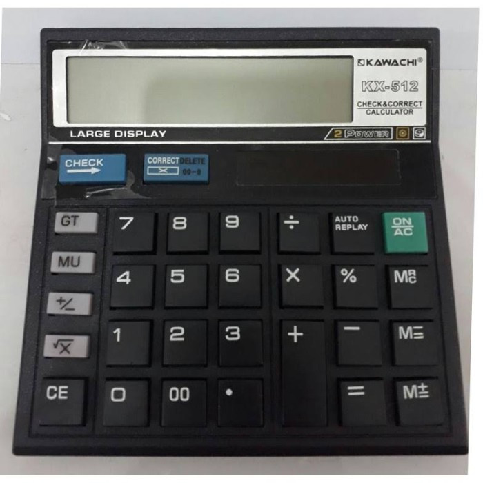 

Kalkulator Kawachi Kx-512 Calculator 12 Digit Hitam Kx-512