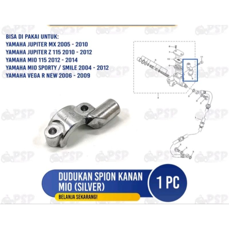 DUDUKAN SPION YAMAHA MIO JUPITER VEGA ZR