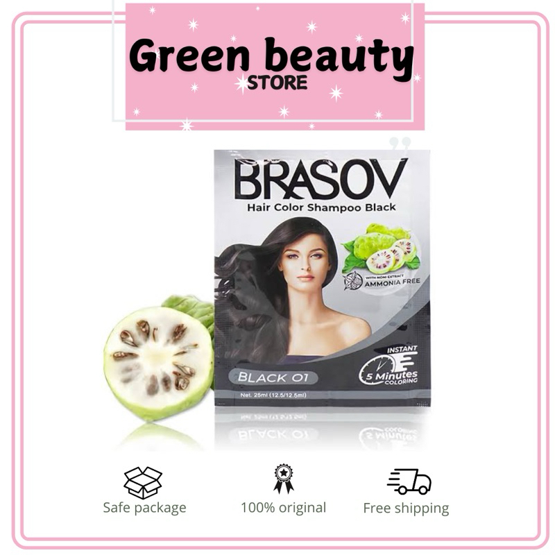 BRASOV SHAMPO PENGHITAM RAMBUT | BRASOV SHAMPO CAT RAMBUT