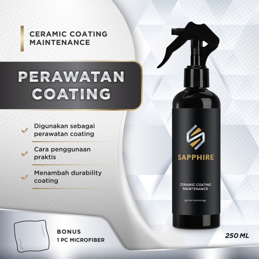 NEW Sapphire Ceramic Coating Maintenance Spray Perawatan Nano Ceramic Coating [terbaik][terlaris]