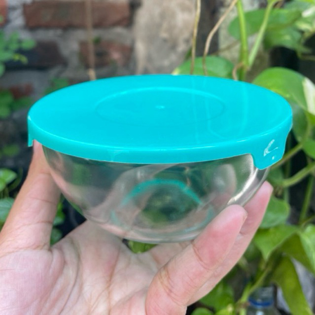 Mangkok Kaca + Tutup TERMURAH / Mangkuk Bening/ Mangkok Bumbu/Mangkuk Souvenirwwww