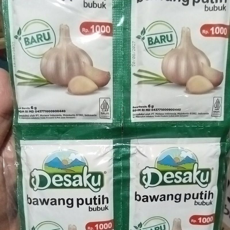 

desaku bawang putih bubuk 6gr isi 24pc