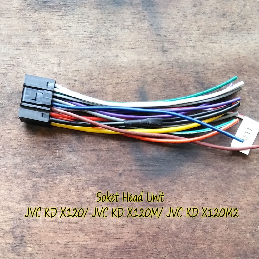 Soket Head Unit untuk JVC KD X120/ JVC KD X120M/ JVC KD X120M2