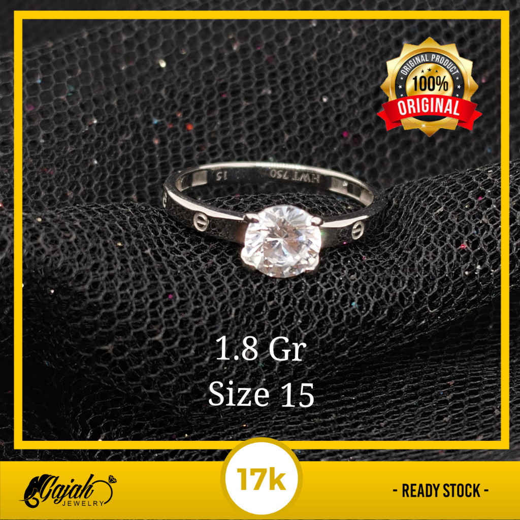 Cincin Emas 17K - Toko Emas Gajah Online - 1.8 Gr - 7091