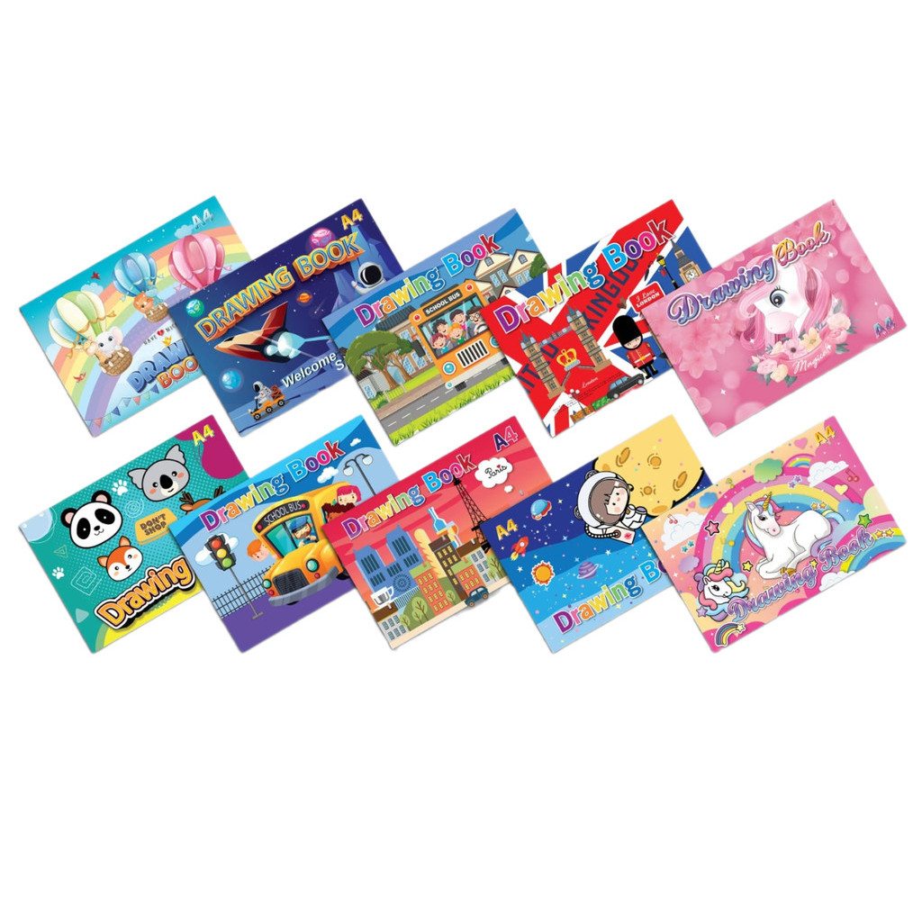 

SERENITY (Buku Gambar) Buku Gambar Mewarnai Fancy A4 Satuan 1pcs / Drawing Book