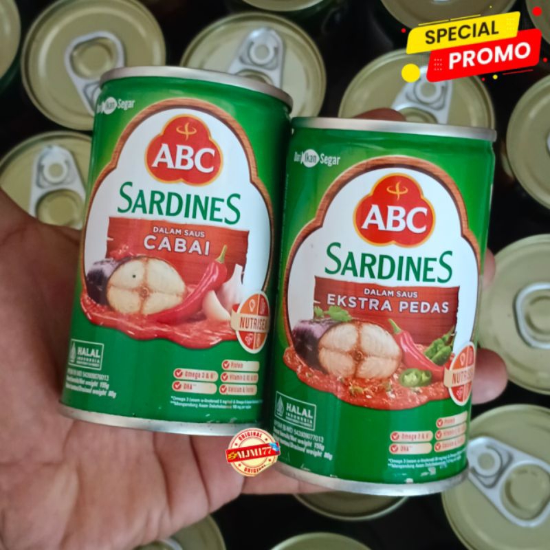 

sarden abc saus tomat Extra pedas 155g Best seller