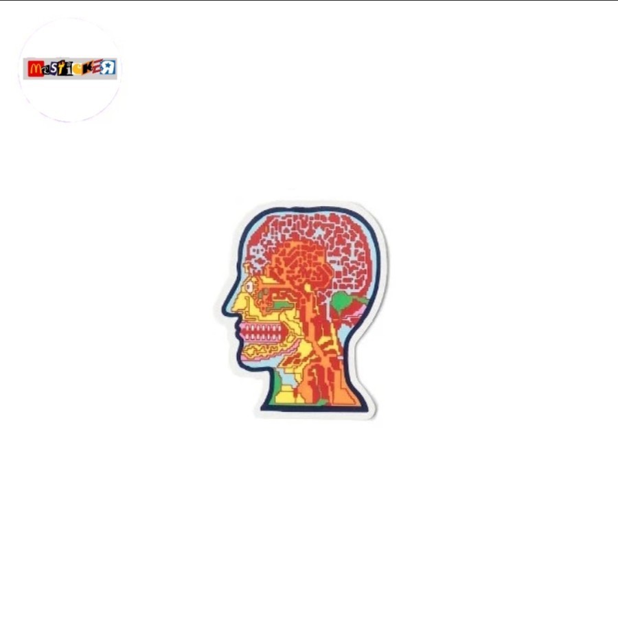

sticker Brain Dead head logo stiker streetwear