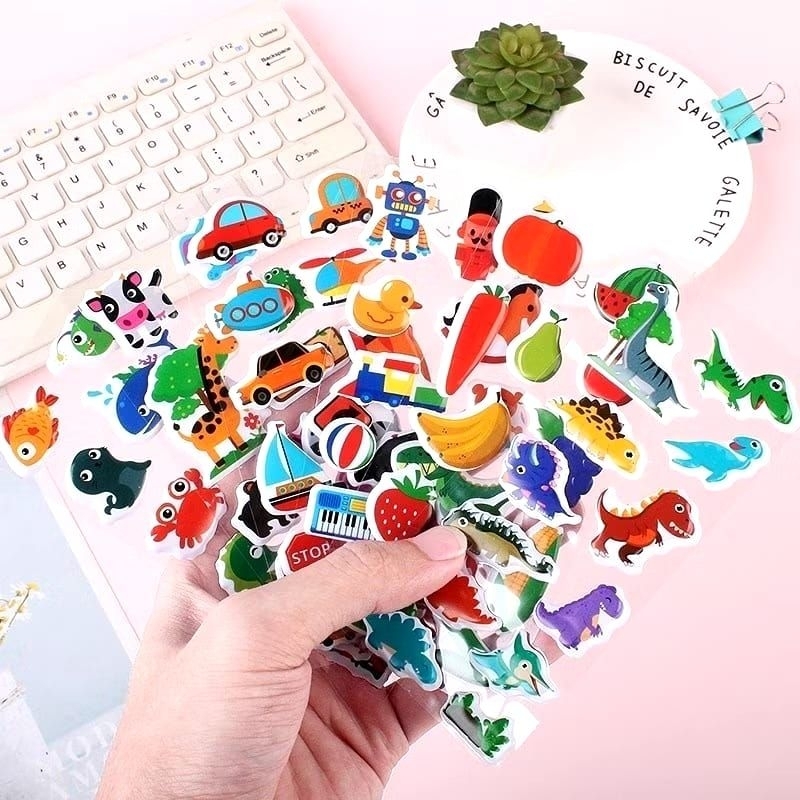 

Stiker 3D DIY Motif Kartun Timbul | Harga per lembar ±10-15 stiker