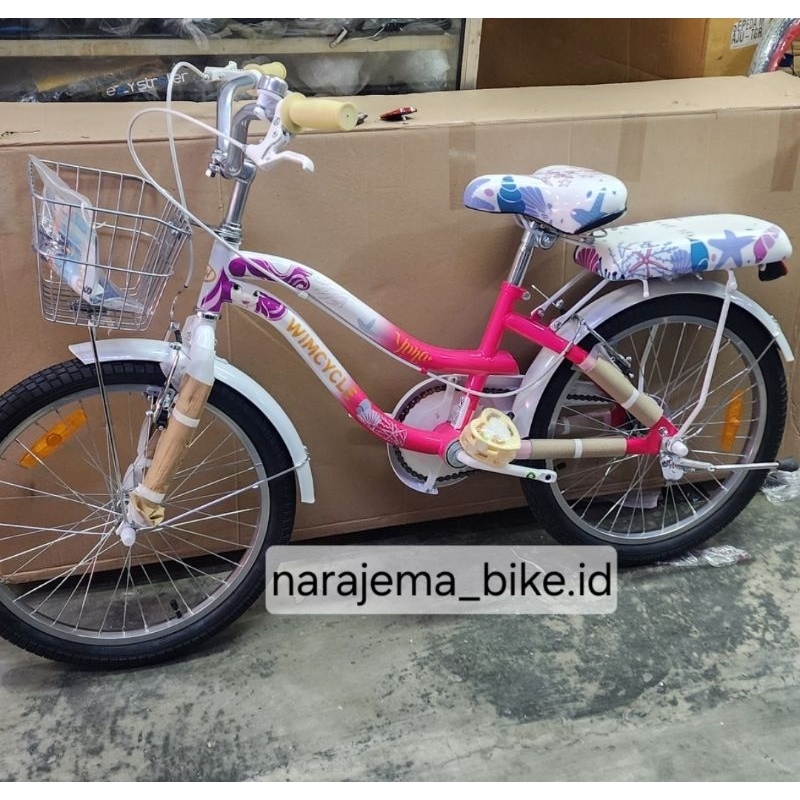 Sepeda Mini 20 inc YUNA Wimcycle sepeda anak perempuan
