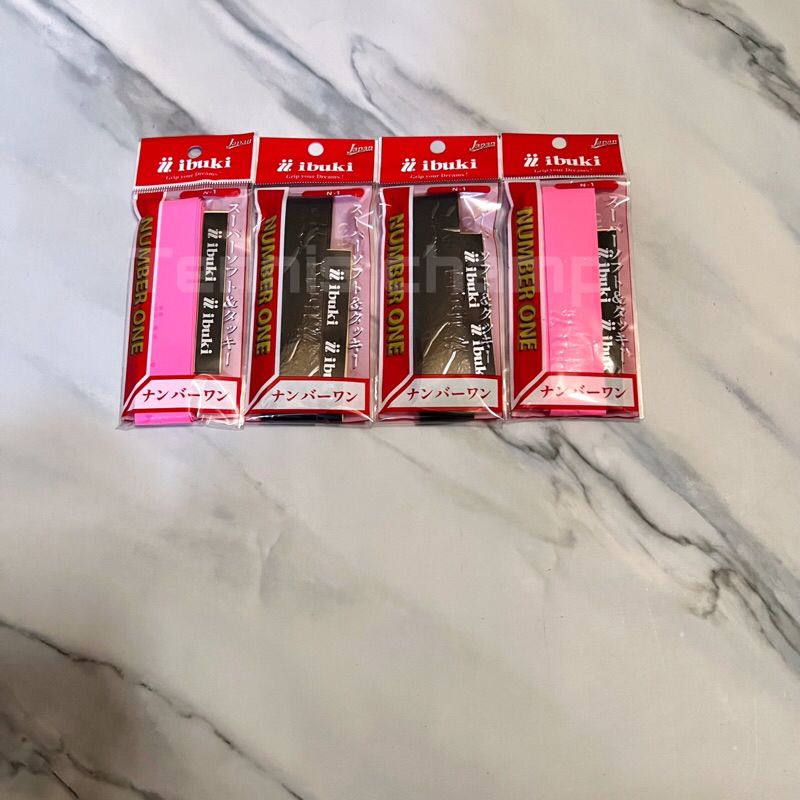 Grip Raket Tenis Ibuki Pink Hitam N1/Tennis Raket Over Grip Ibuki Original