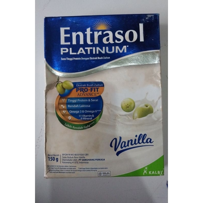 

Entrasol Platinum Vanila 150gr ( Rijek )