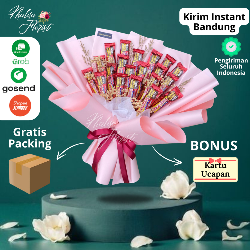 

KHALISA FLORIST 12B GRADUATION BENGBENG BUKET / Bucket Valentine Coklat Bengbeng READY SIAP KIRIM BANDUNG