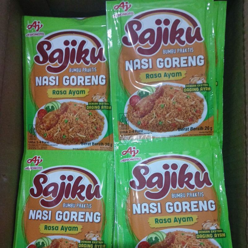 

Sajiku Bumbu Praktis NASI GORENG Sachet 20g Rasa ayam