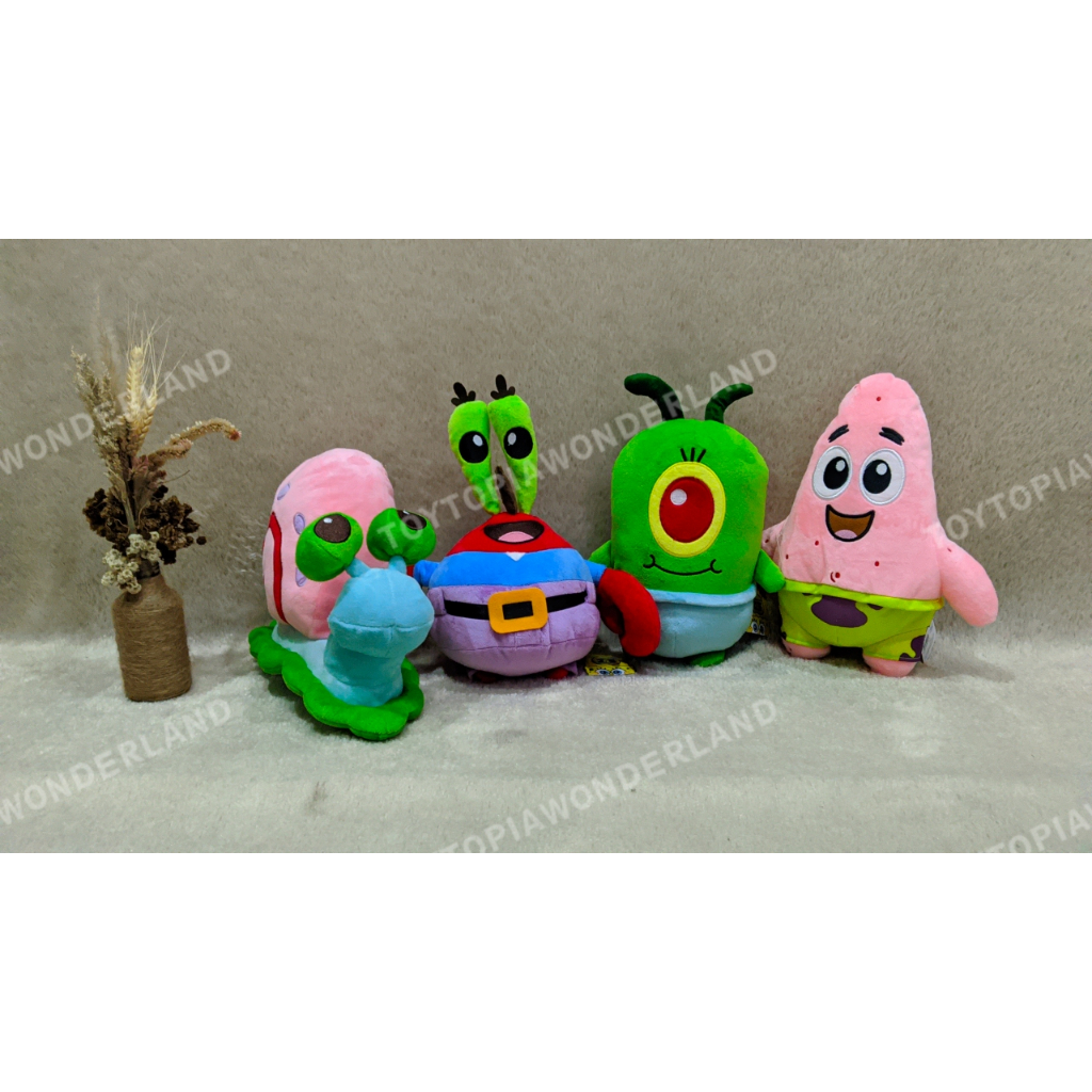 TTW Boneka Spongebob Patrick Crab Plankton SpongeBob Squarepants Size S