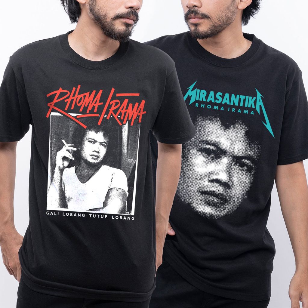 KAOS RHOMA IRAMA - SABLON DISCHARGE INK