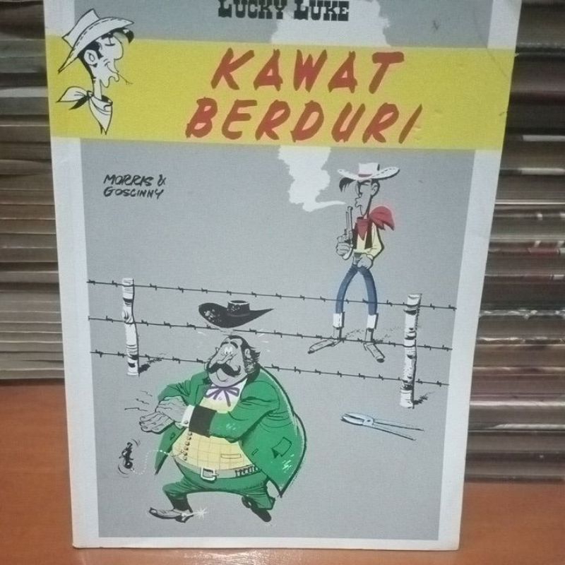 Buku komik LUCKY LUKE KAWAT BERDURI