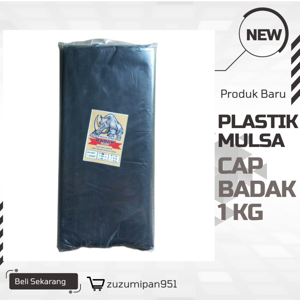 Plastik Mulsa Hitam Perak Cap Badak|Hasil Panen yang Lebih Melimpah