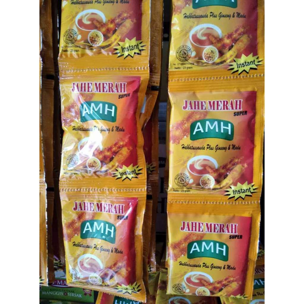 

1 Renceng - Jahe Merah AMH Amanah 10 Sachet