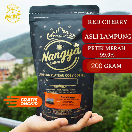 

Kopi Lampung 200 Gram Varian Red Cherry (Petik Merah) - Kopi Nangya