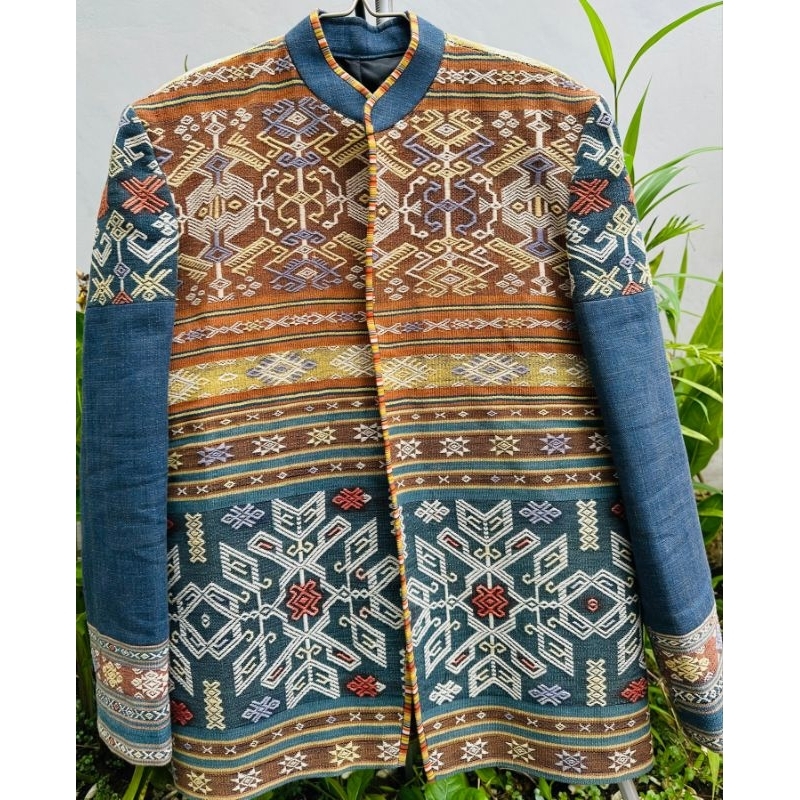 The Guzel Gallery - Blazer Pria / Laki-laki / Blazer Tenun Etnik NTT