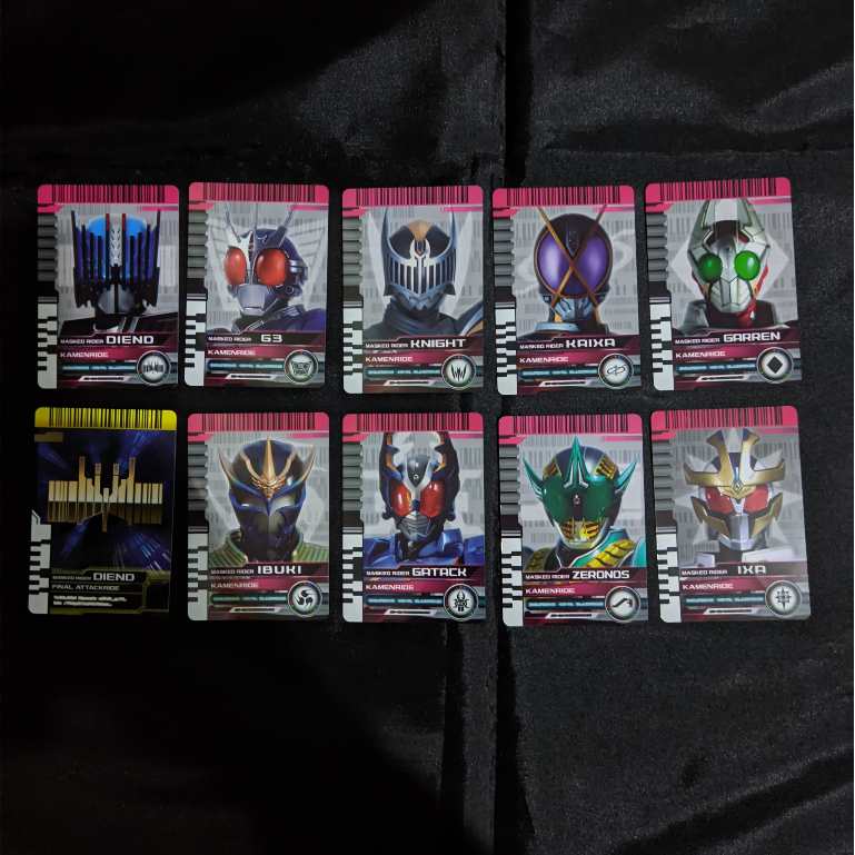 DX Ride Card Kamen Rider Diend - DX Ride Card Secondary Rider G3-IXA Bundle Original Bandai