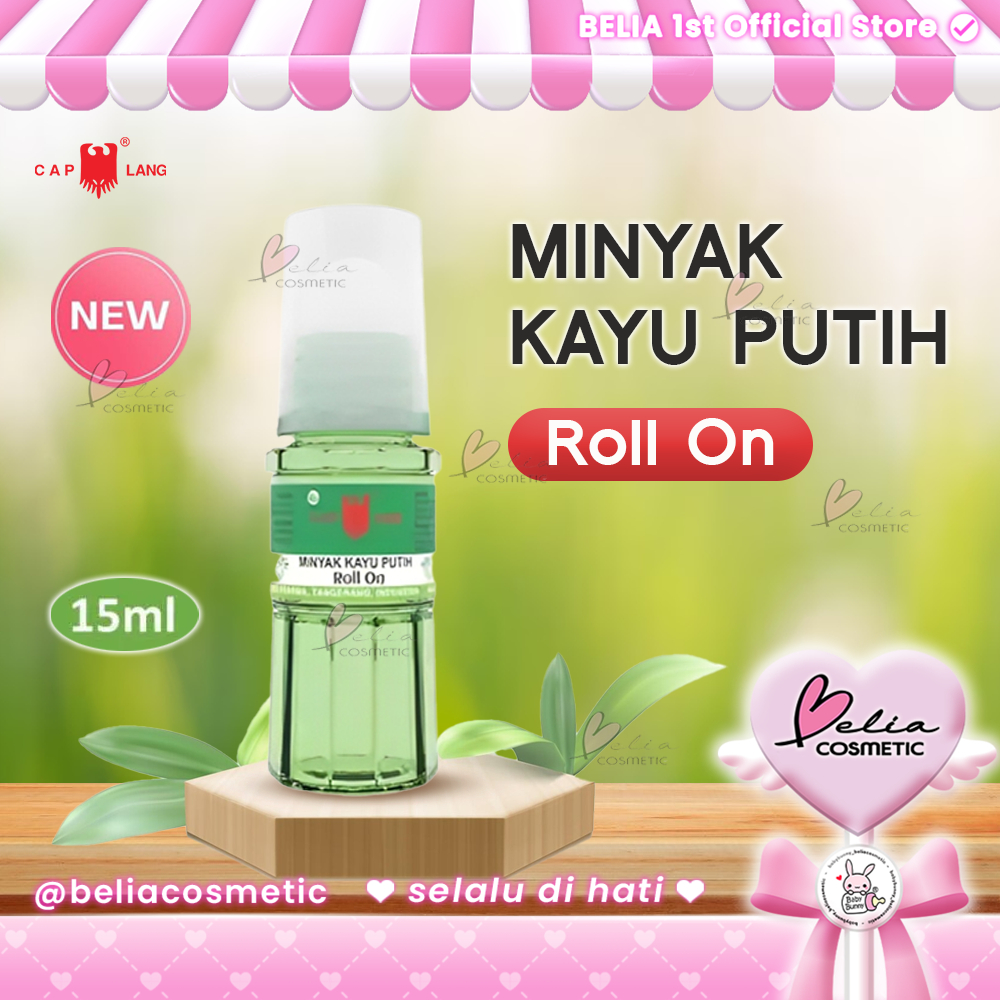 ❤ BELIA ❤ CAP LANG Minyak Kayu Putih Roll On 15 ml | Menghangatkan badan