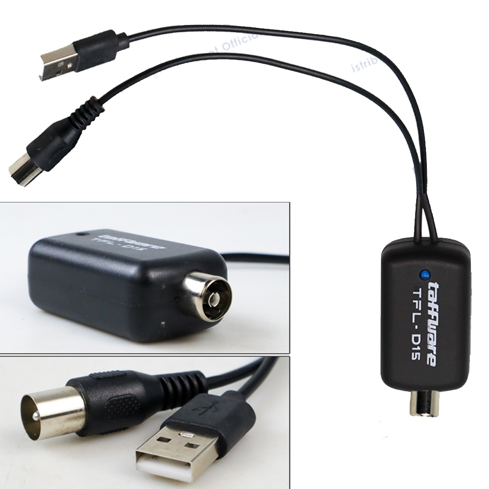 ORIGINAL Taffware BOOSTER D15 Penguat Antena TV Amplifier Signal Booster HD DVB Sinyal Set Top Box S