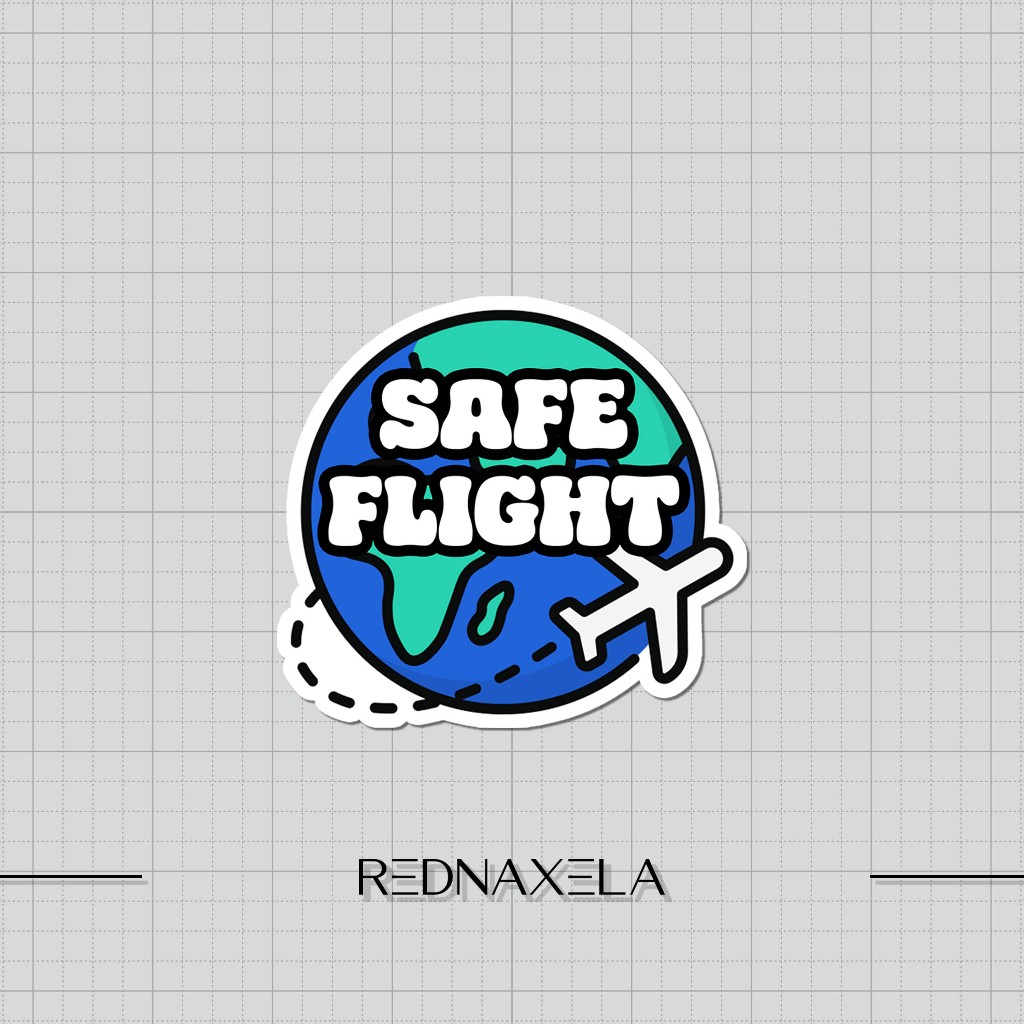

Stiker Vinyl Safe Flight 2 Stiker Koper Outdoor Waterproof Sticker
