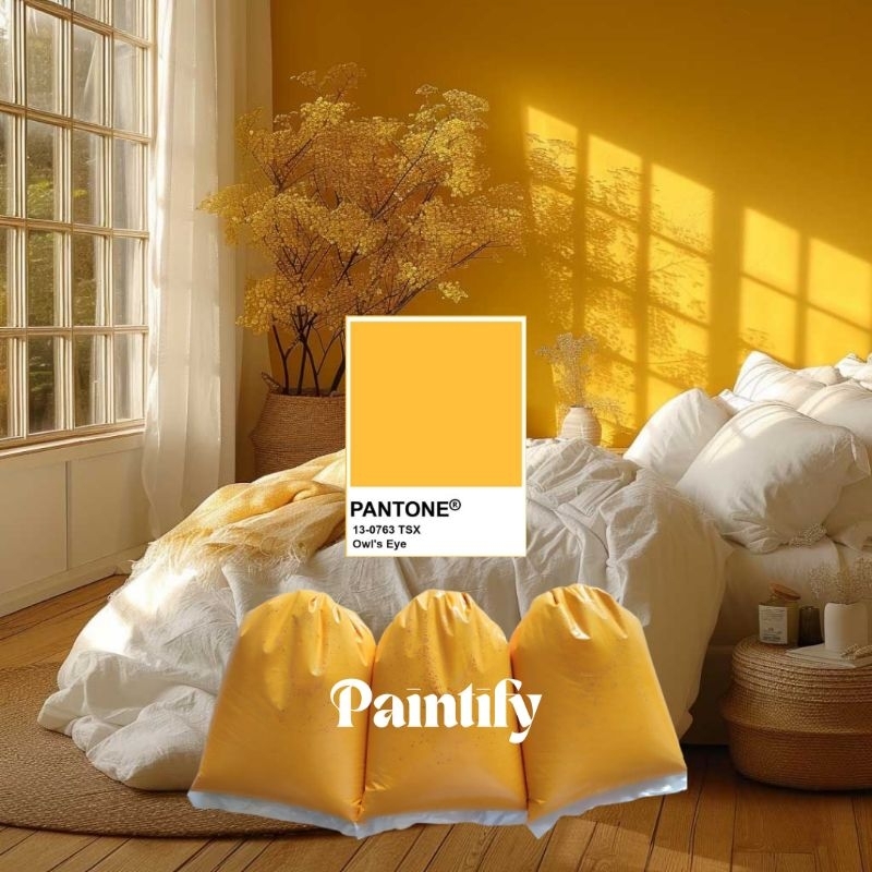 Cat Tembok Kiloan Warna Kuning Kenari by Paintify