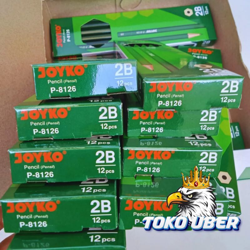 

1 Lusin Pensil Joyko Pensil 2B Joyko P-8126 Paket Hemat Untuk Usaha Perpack Isi 12pcs