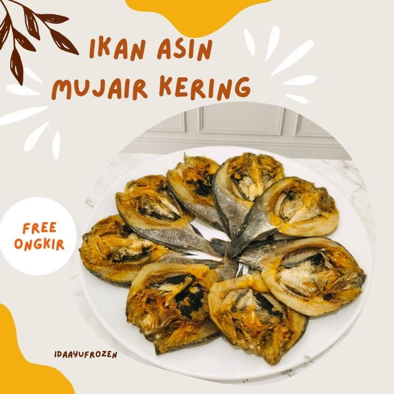 

Ikan Asin Mujair Belah Kering 500gr Tinggal Goreng