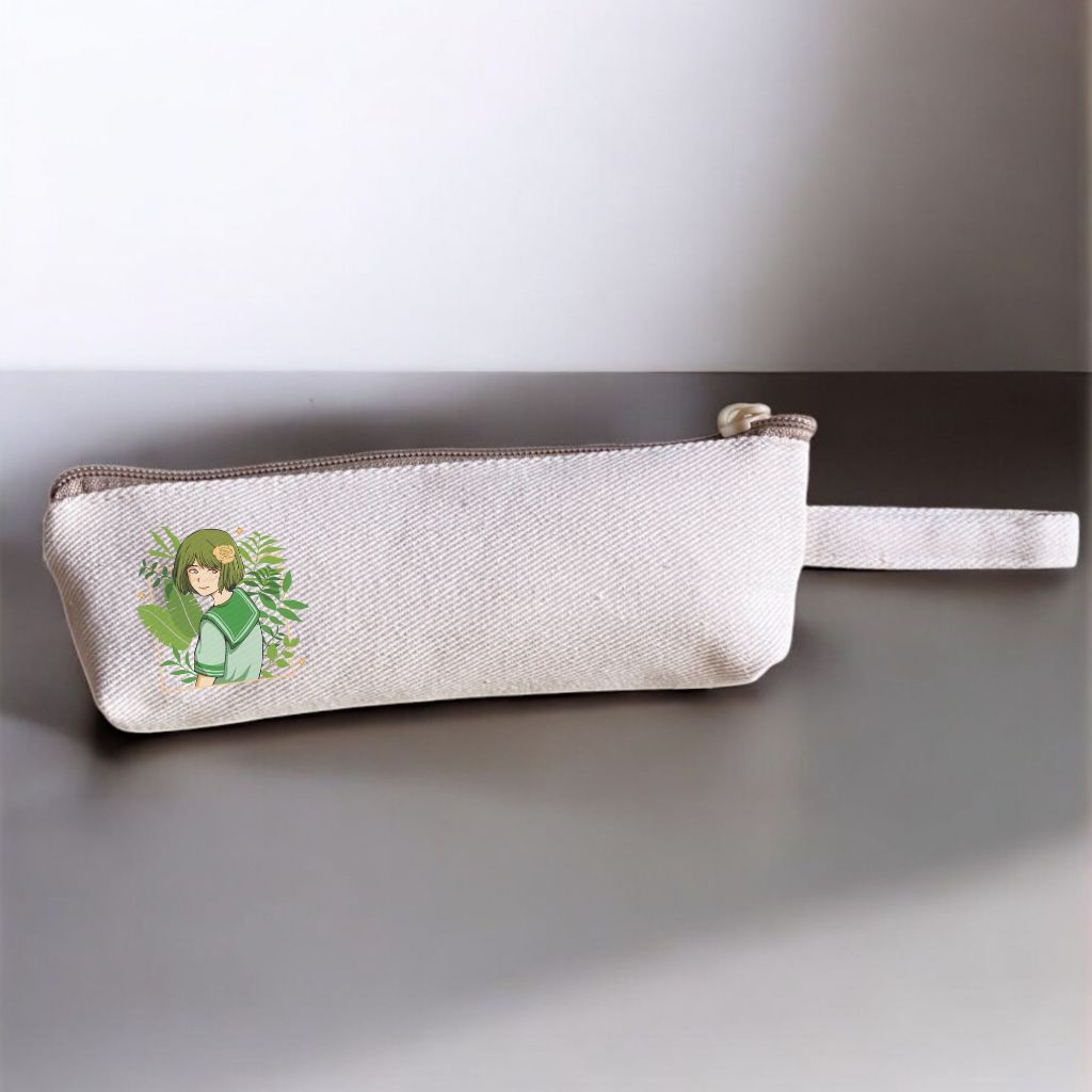 

Tempat Pensil Anime Japanes Pouch Pencil Case Dompet Bahan Kanvas Twill Tebal Premium || Kiiyoomii ||